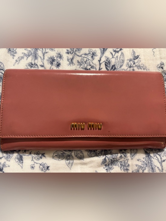 Miu Miu Handbags - ✨Live Show Listing✨ Miu Miu Patent Wallet